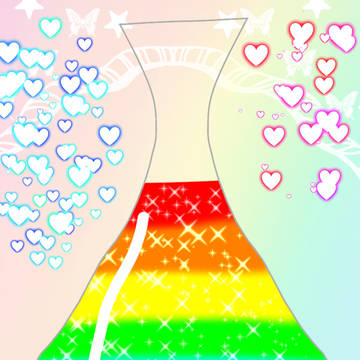 Rainbow Potion Bottle