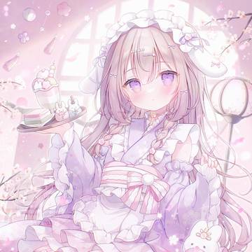 〚仕事絵〛和メイドもなかちゃん🍡
