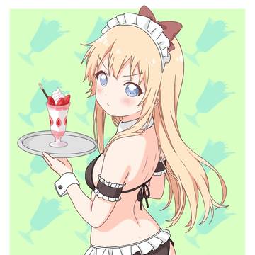Kyoko Toshino in a maid bikini~