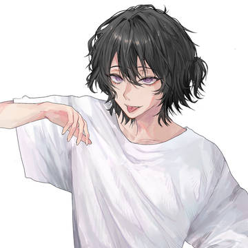 黒髪男子