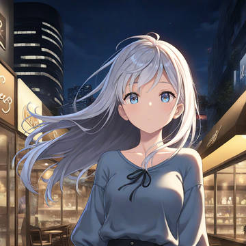 銀髪少女
