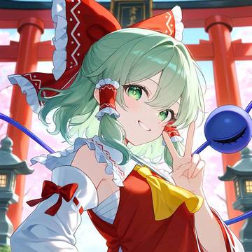 霊夢コスさとこい紫苑