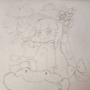 ウイさんを描きました