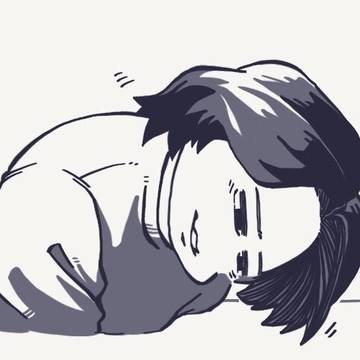 耳が隠れてる