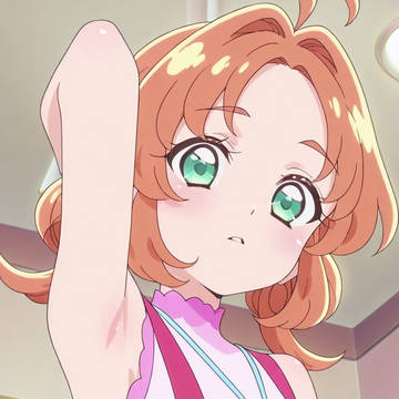 明智あんなさんの腋