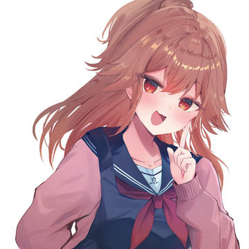 早坂芽衣　制服エプロン