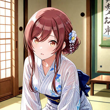 着物を着た大崎姉妹