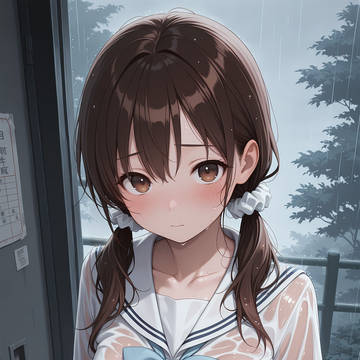 びしょびしょだよ~