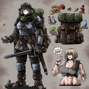 Beginner mercenary Sophia