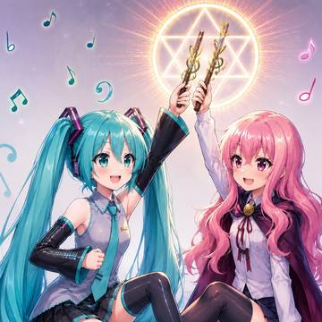 初音未來與露易絲 Miku and Louise