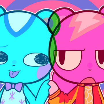 カラオケ用に描いたリッキー達② ※擬人化有り