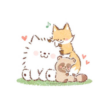 さみとモフモフ
