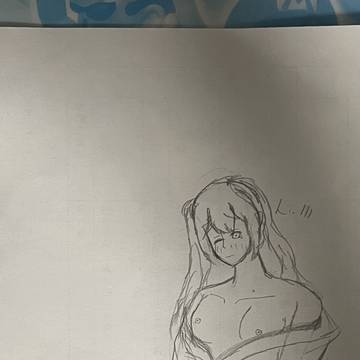 去年の7月に描いた