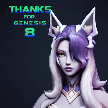 Coven Ahri For Genesis 8 & 8.1 F