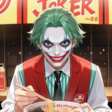 飯テロを実行するジョーカー