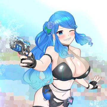 【skeb】スケベ水着ユメちゃん