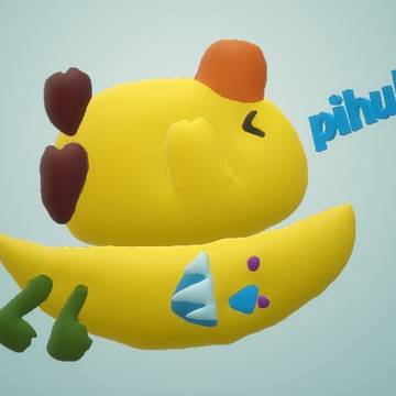 ピフと月🌛3D