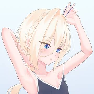 金髪ちゃん（朝のすがた）