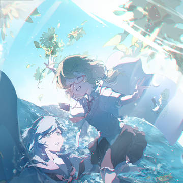 揺らめく海と 煌めく向日葵🌊🌻
