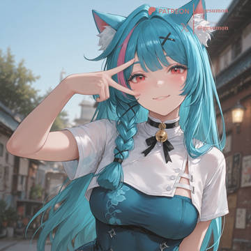 にゃんこ特製チャイナドレス💕