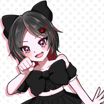 黒猫朝陽にゃん