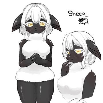 ヒツジのおんなのこ