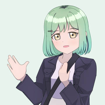 村上とよか嬢イラスト