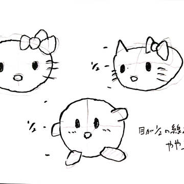 キティちゃんとカービィのバランス比較