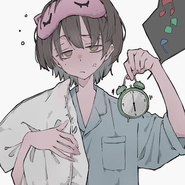 「…起きたけど💢」