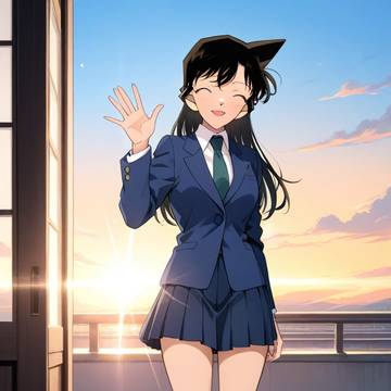 手を振る