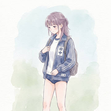 体操服の女子／無題