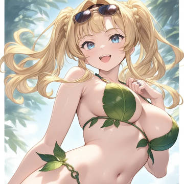 ゼタ 葉っぱビキニ