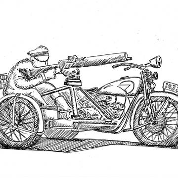 ソコルM111マシンガンサイドカー