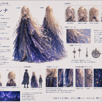 ほつれた世界の紡ぎ手　三章設定•ボツ画