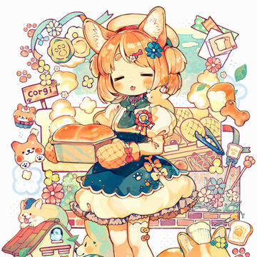 コーギーのパン屋さん🍞🐾