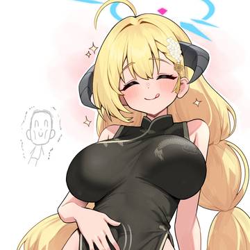 先生にたくさん食べさせてもらったアカリ