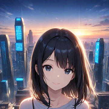 黒髪少女