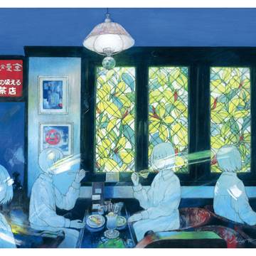 喫茶 個展「語らい継ぐ 水の色」