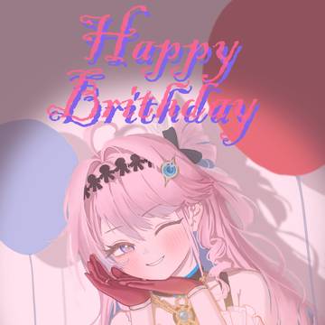 Happy brithday,Denia.😭