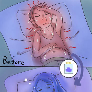 熱帯夜にTSスライム娘化薬