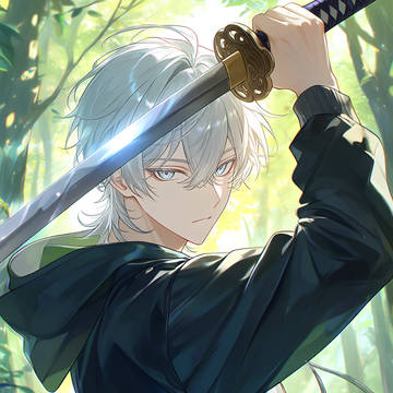 うちの小説の幽爾君です