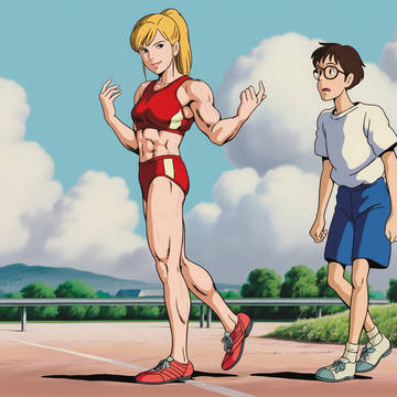 Track girl