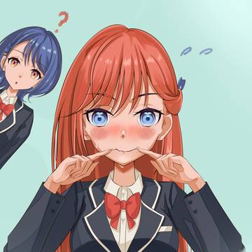 笑顔の練習