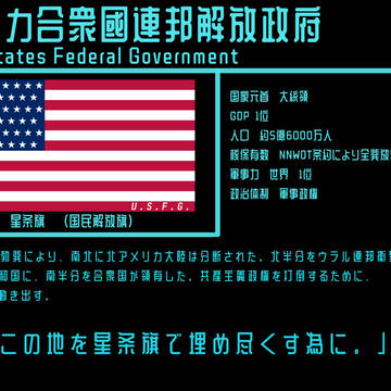 架空国家No.3 米合衆国連邦解放政府