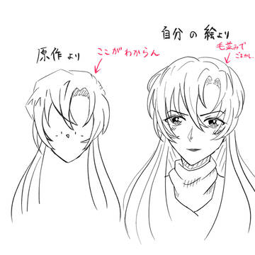 髪の毛比較