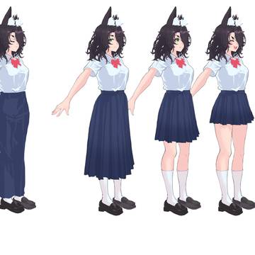 うちの子におけるスカート丈設定の審美的・記号論的考察【春・夏】