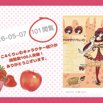 閲覧数100人突破ありがとう!(ちょこ&くりぃむ詰め)