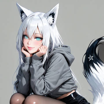 slightly realistic and sexy fox