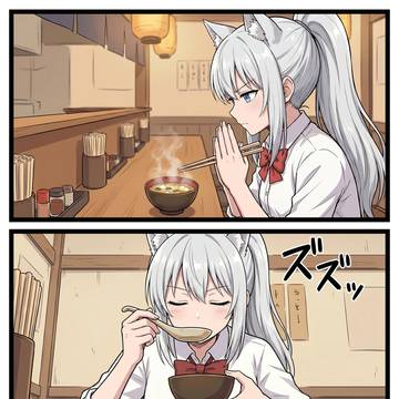 みそ汁をラーメンみたいに食うヤツ