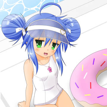 『ブルーアーカイブ』合歓垣フブキ水着コスこなちゃん